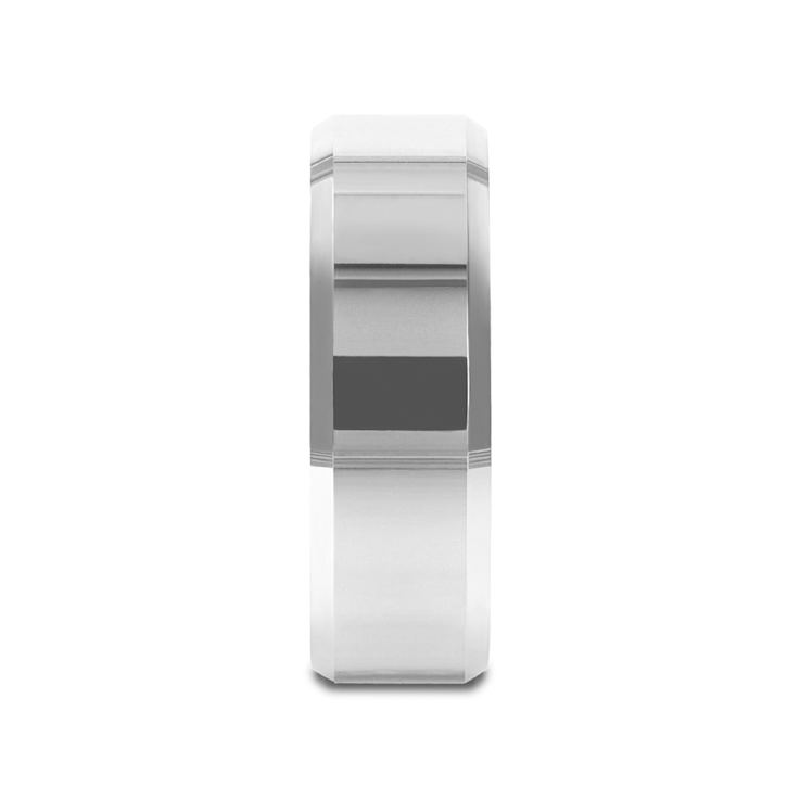 CORINTHIAN Beveled Tungsten Carbide Ring 7mm