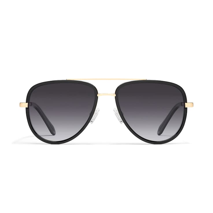 Quay All In Mini Black Aviator Frame / Smoke Lenses Sunglasses