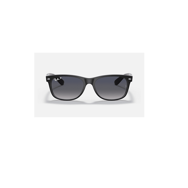Ray-Ban New Wayfarer Classic Matte Black Polarized Sunglasses RB2132
601S78 55