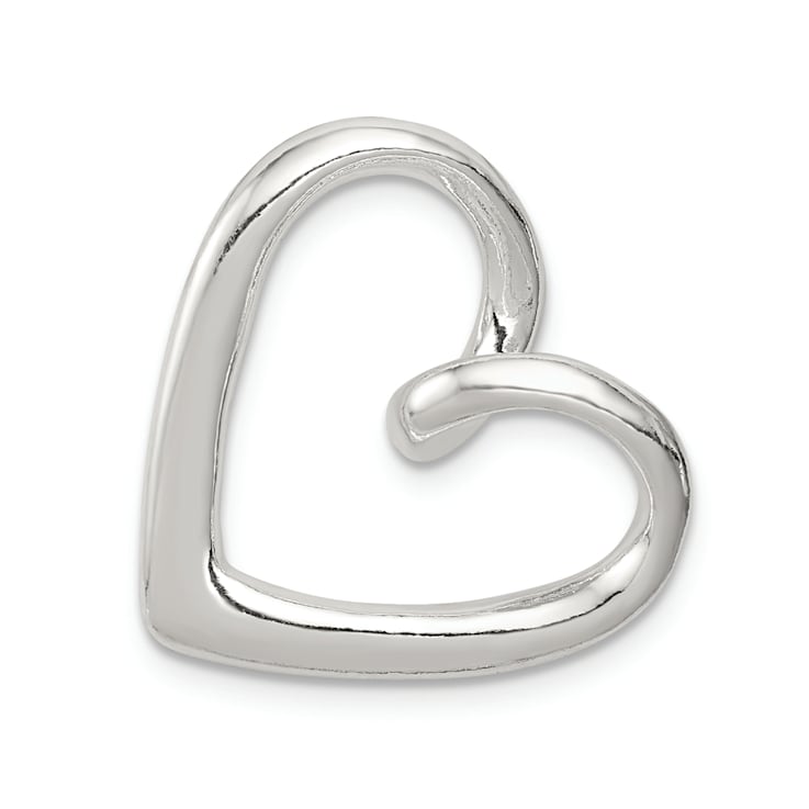 Sterling Silver Heart Slide