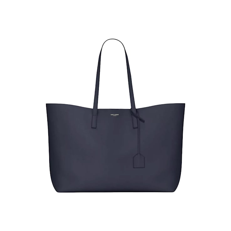 Yves Saint Laurent East-West Shopping Tote in Navy