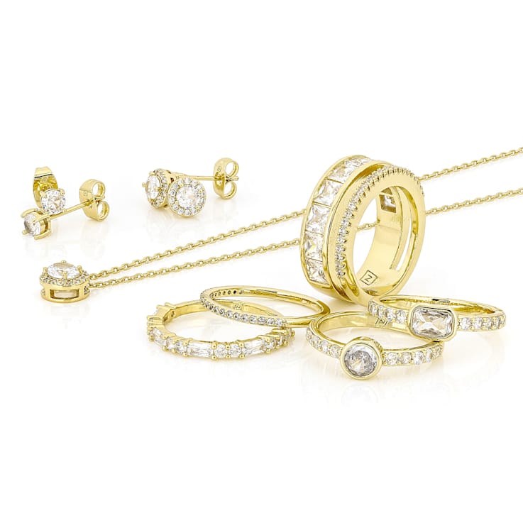 8-piece Jewelry Gift Set In Gold Tone