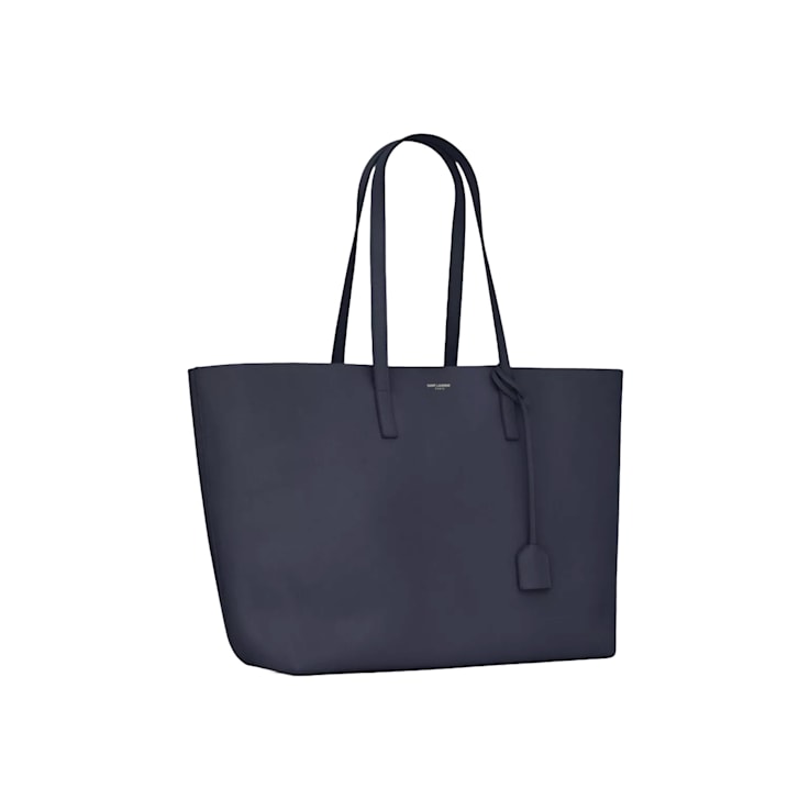 Yves Saint Laurent East-West Shopping Tote in Navy