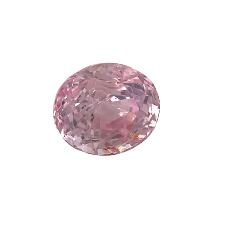 Padparadscha Sapphire Unheated 6.8x5.8mm Oval 1.76ct