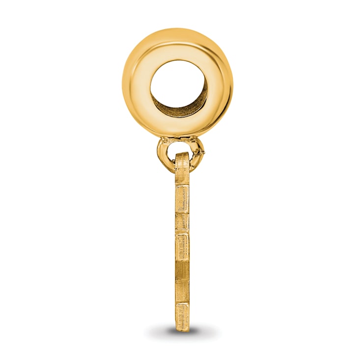 14K Yellow Gold Over Sterling Silver LogoArt University of Kentucky
Small Dangle Bead