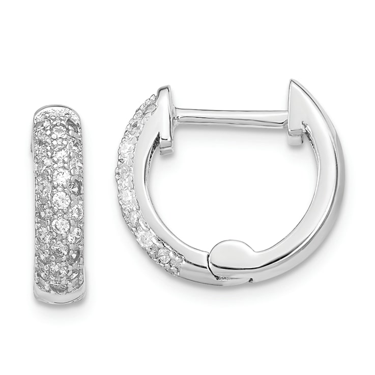 Rhodium Over Sterling Silver 7-8mm White/Black FWC Pearl Cubic Zirconia
Changeable Earring