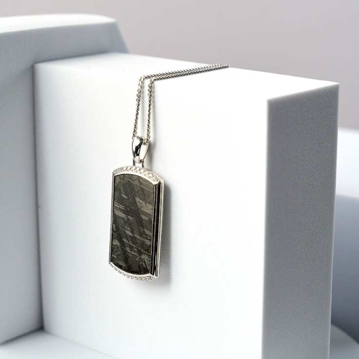 Vezeto Dog Tag Slate Black Meteorite
