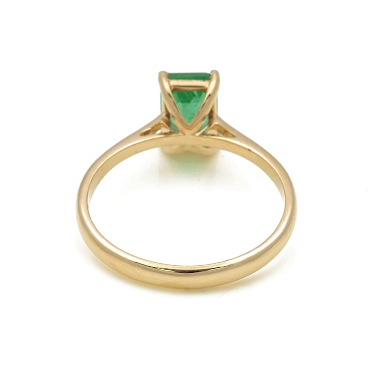 1.29 Ctw Emerald Ring in 14K YG