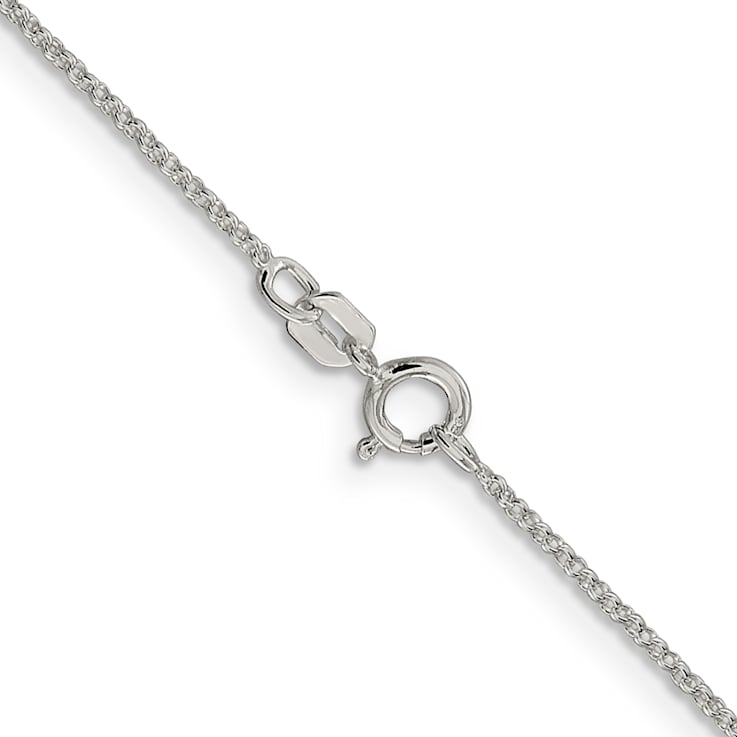 Sterling Silver 1.1mm Rolo Chain Necklace