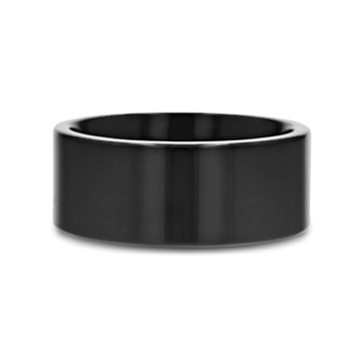 MORPHEUS Flat Black Tungsten Ring 10mm