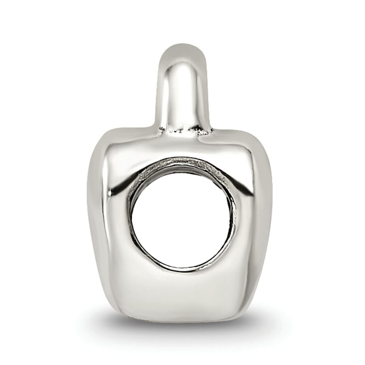 Sterling Silver Heart Lock Bead