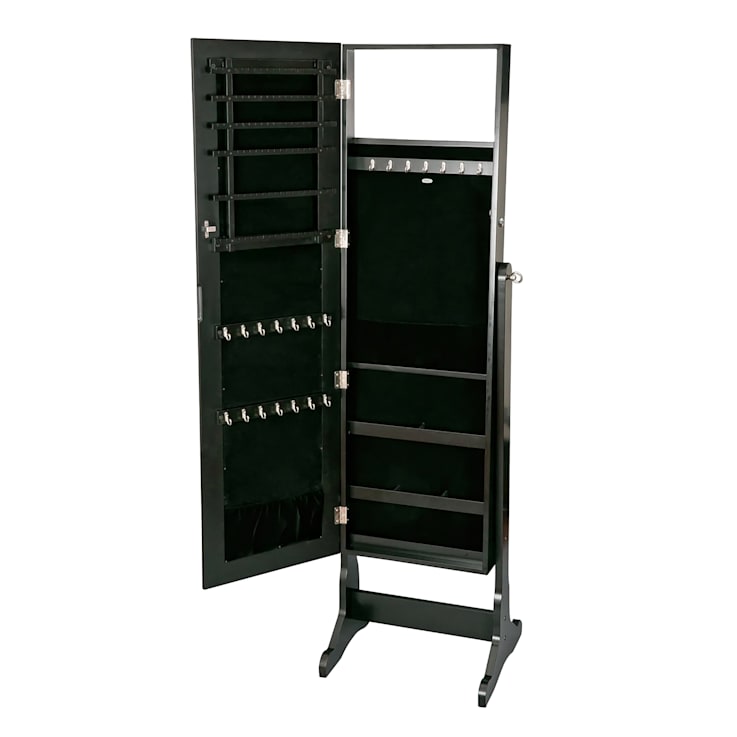 Mele and Co Victoria Mirrored Jewelry Armoire