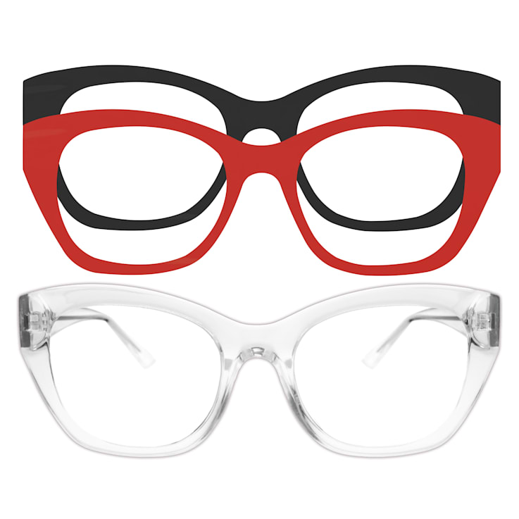 All-American Reader and Eyewear Applique Set +1.25 Strength