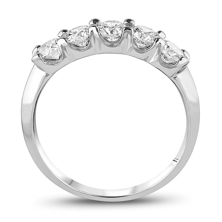 1.00ctw Diamond Wedding Band Ring in 14k White Gold
