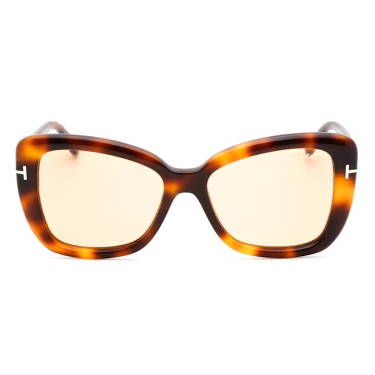 Tom Ford Shiny Blonde Havana Frame / Photochromic Peach Lenses Sunglasses