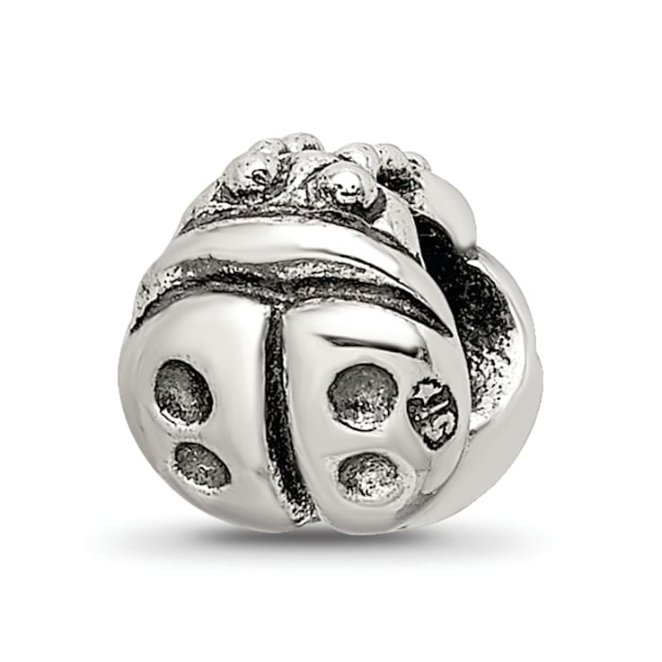 Sterling Silver Ladybug Bead