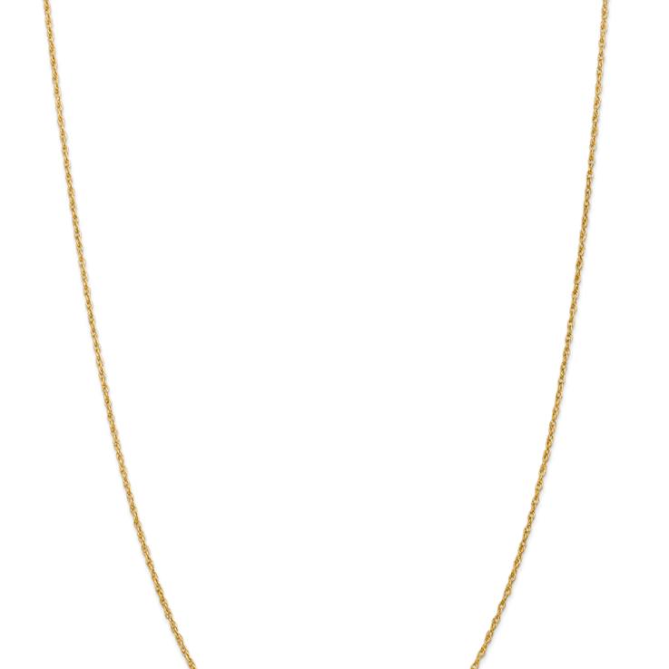 14k Yellow Gold 1.3mm Heavy-Baby Rope Chain 22 Inches