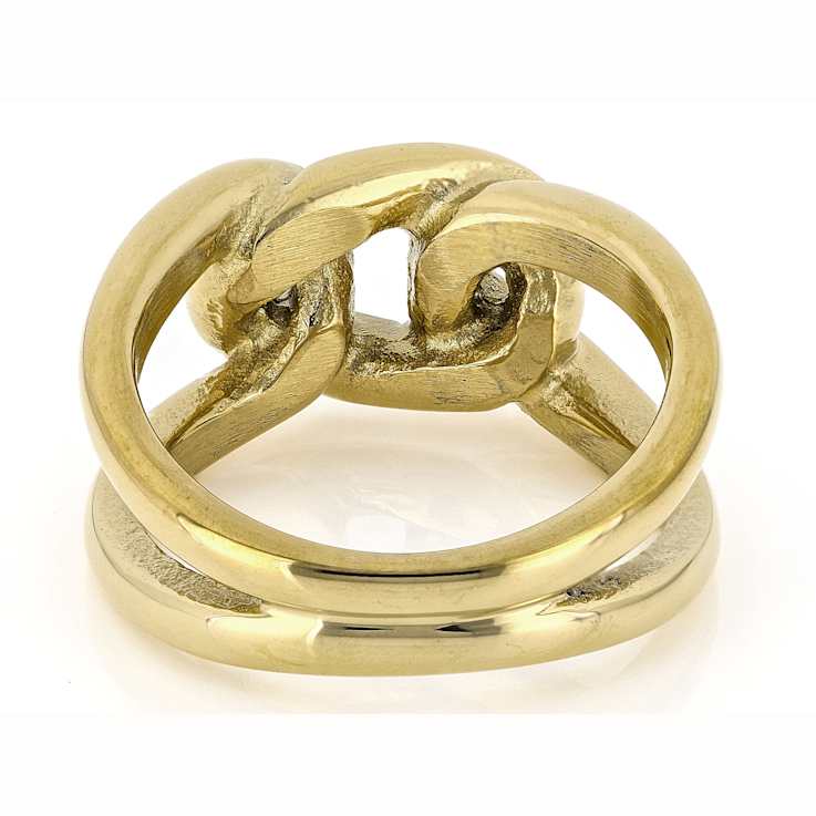 Gold-Tone Knot Ring