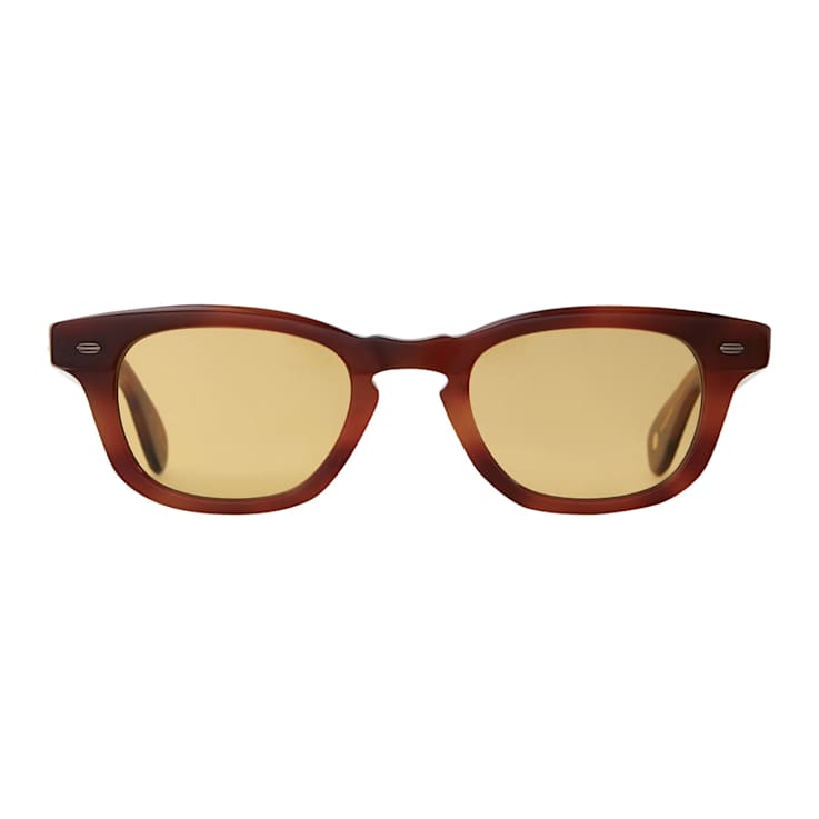 Garrett Leight Lo B Vintage Burnt Tortoise Oval Frame / Pure Maple
Lenses Sunglasses