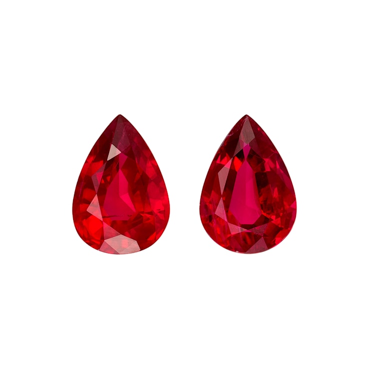 Pear cut ruby discount