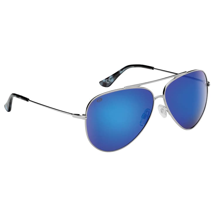 Flying Fisherman Crew Polarized Sunglasses Silver Frame/Smoke Blue
Mirror Lens