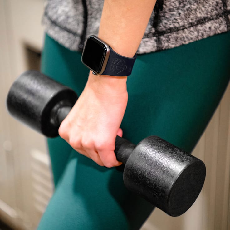 Gametime Minnesota Twins Debossed Silicone Apple Watch Band (42/44mm
M/L). Watch not included.