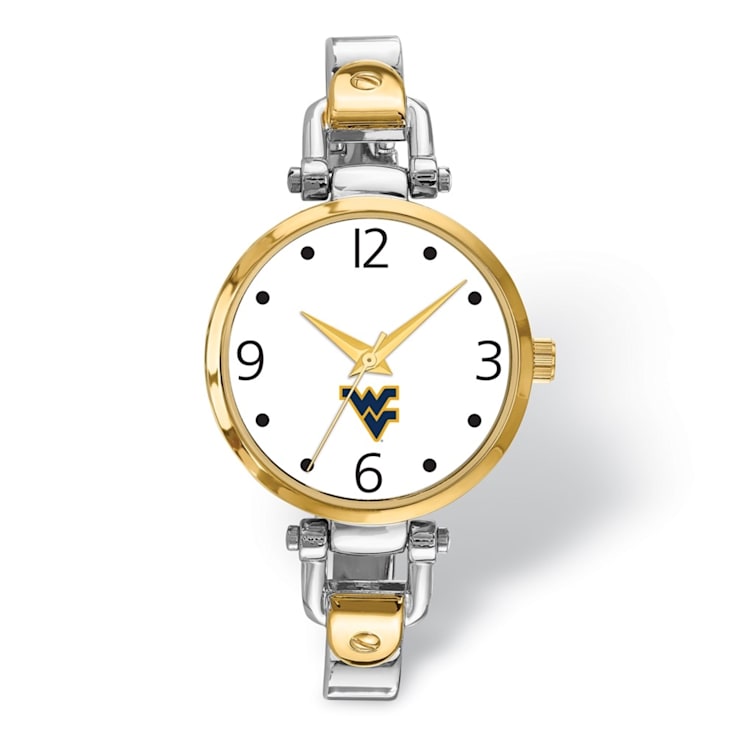 LogoArt West Virginia University Elegant Ladies Two-tone Watch