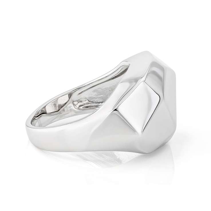 Sculptural Dome Statement Ring In Sterling Silver