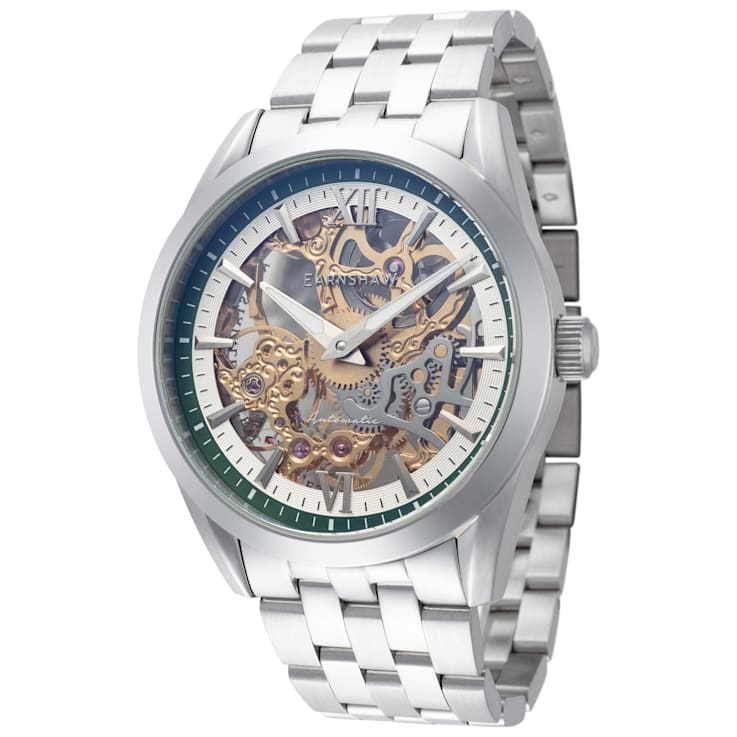 Thomas Earnshaw Men s Mackenzie 45mm Manual Wind Green Dial