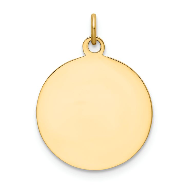 14k Yellow Gold Satin Saint Elizabeth Seton Medal Charm