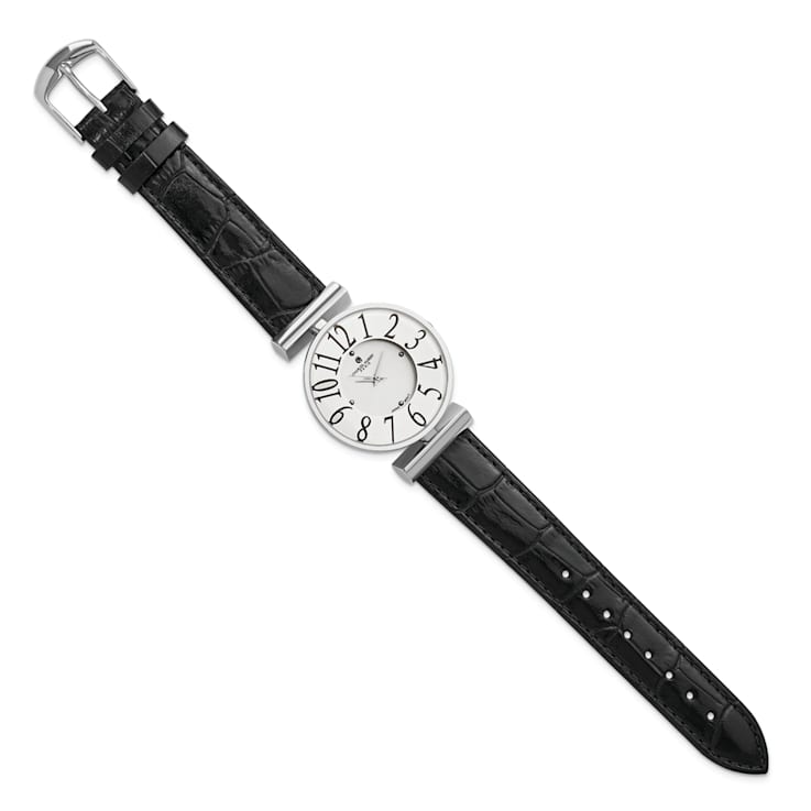 Ladies Charles Hubert Stainless Steel White Dial Watch