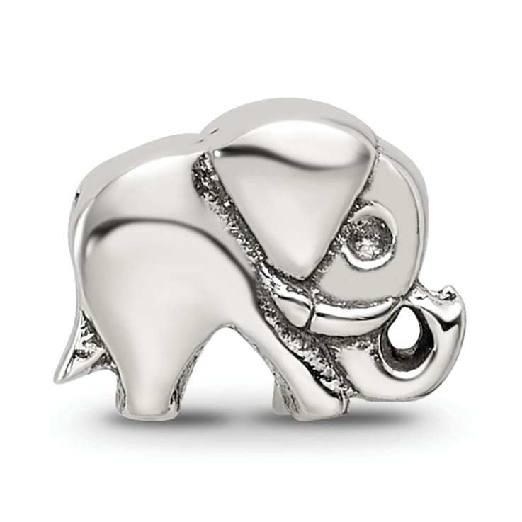 Sterling Silver Elephant Bead