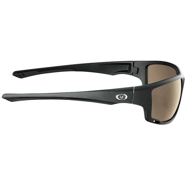 Flying Fisherman Solstice Polarized Sunglasses Matte Black Frame/Amber Lens