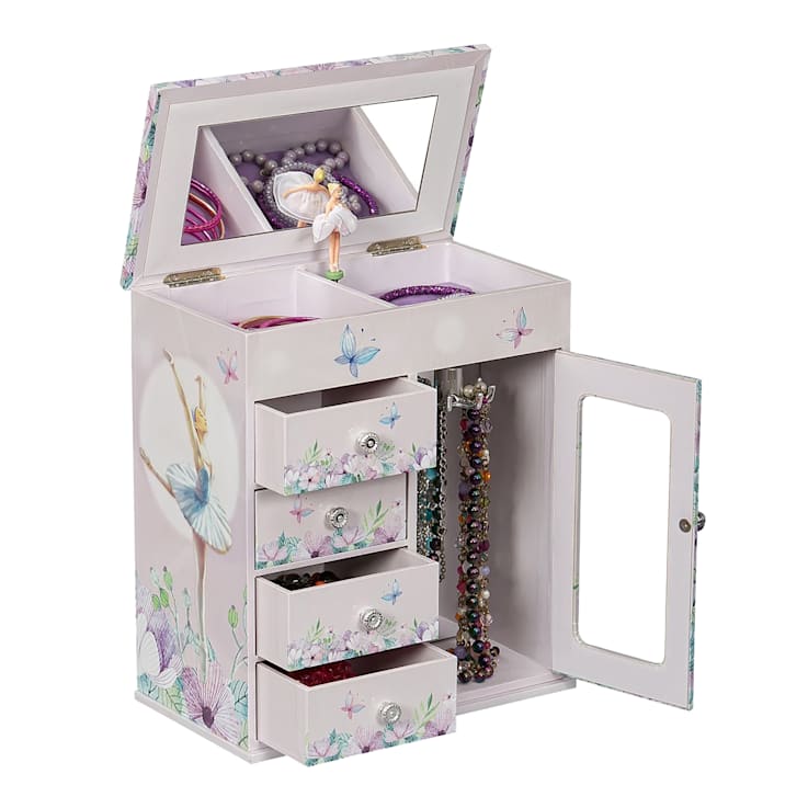 Mele and Co Liliana Girls Musical Ballerina Jewelry Box