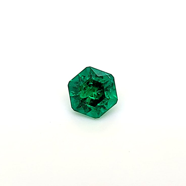 Afghan Emerald 8x7.89mm Hexagon 2.11ct