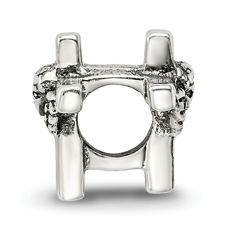 Sterling Silver Angel Cross Bead