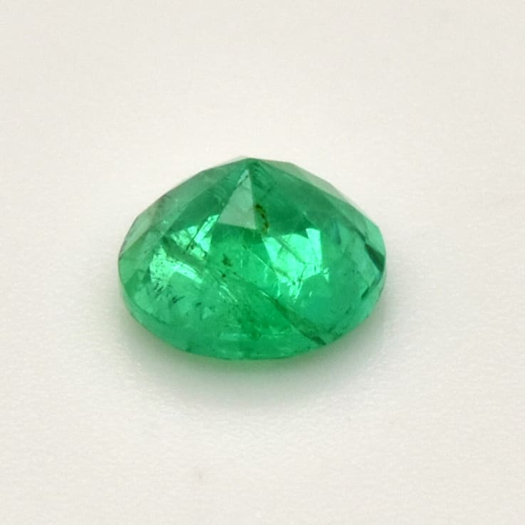 Zambian Emerald 6mm Round 0.76ct