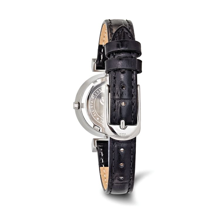 Ladies Charles Hubert Stainless Steel White Dial Watch