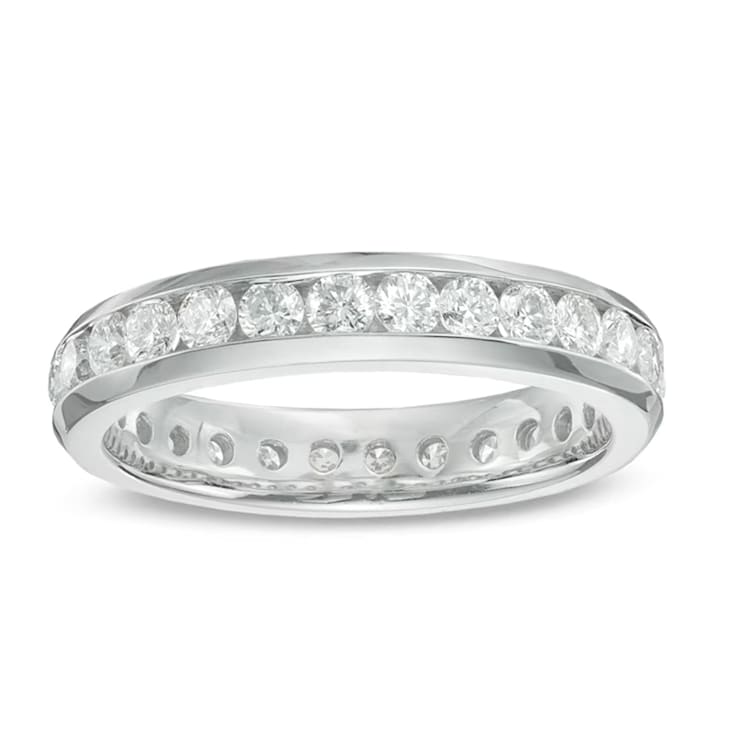 2.00ctw Channel Set Diamond Eternity Band Ring in 14k White Gold