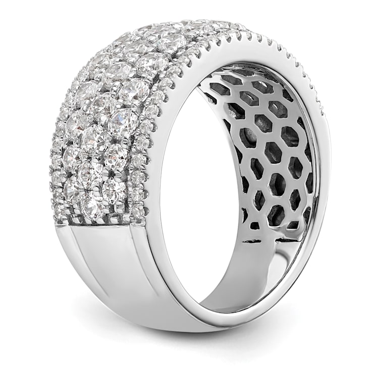 Rhodium Over 14K White Gold Diamond Band 2.02ctw