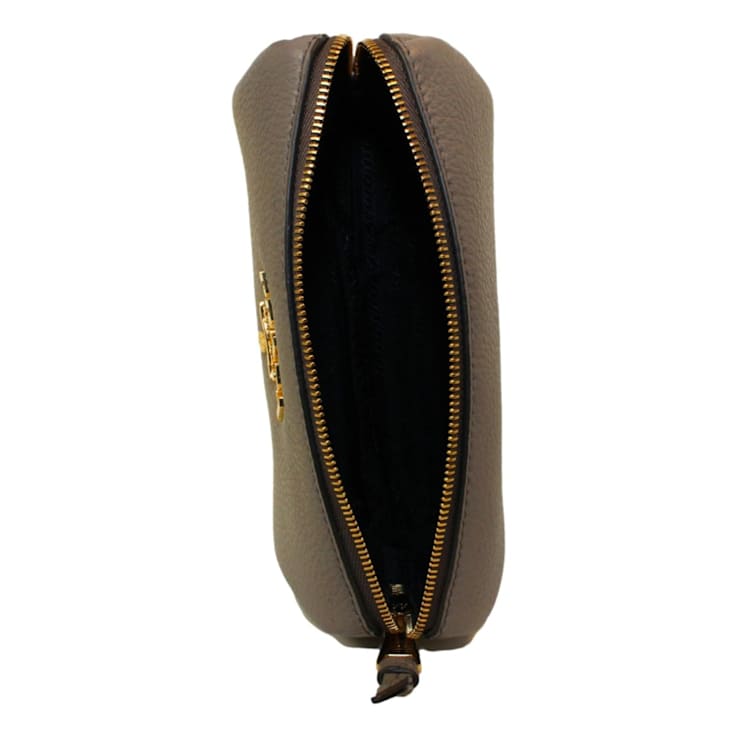 Prada leather cosmetic pouch 2025