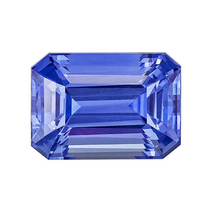 Sapphire 12.26x8.72mm Emerald Cut 7.14ct
