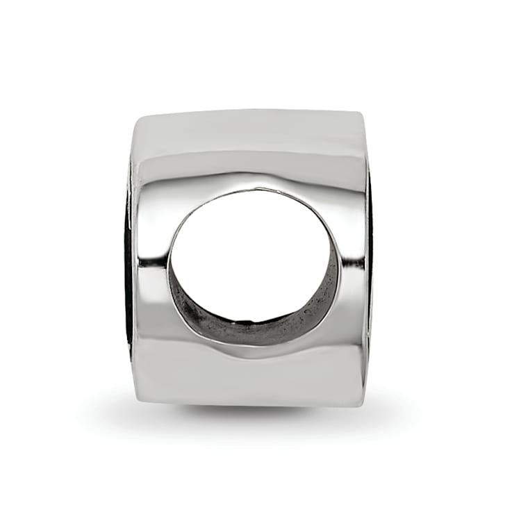 Sterling Silver LogoArt Alpha Phi Oval Greek Letters Bead