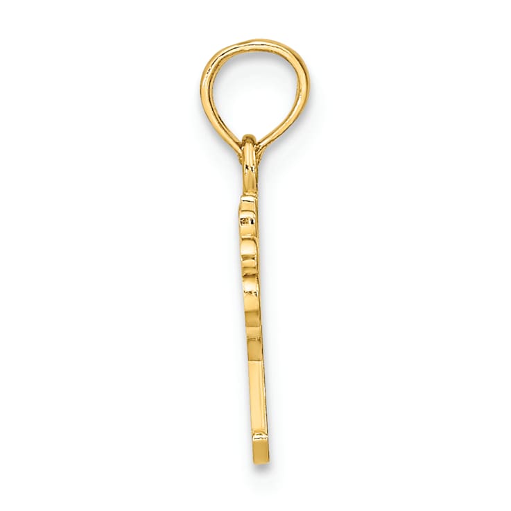 10K Yellow Gold DADDYS GIRL Charm