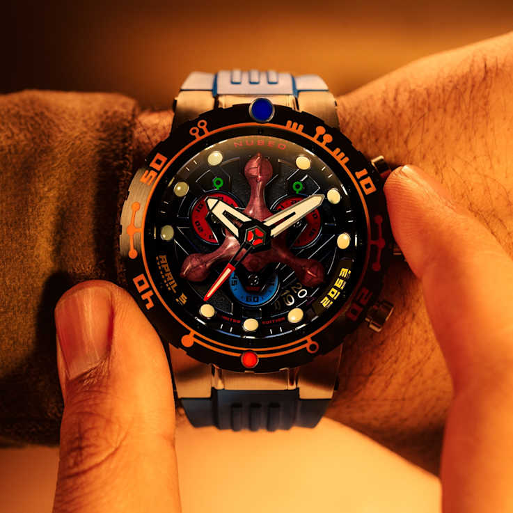 Nubeo Opportunity Chronograph Star Trek First Contact Day Blue Dial
Limited Edition Watch