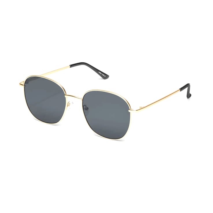 Quay Jezabell Gold Round Frame / Smoke Lenses Sunglasses