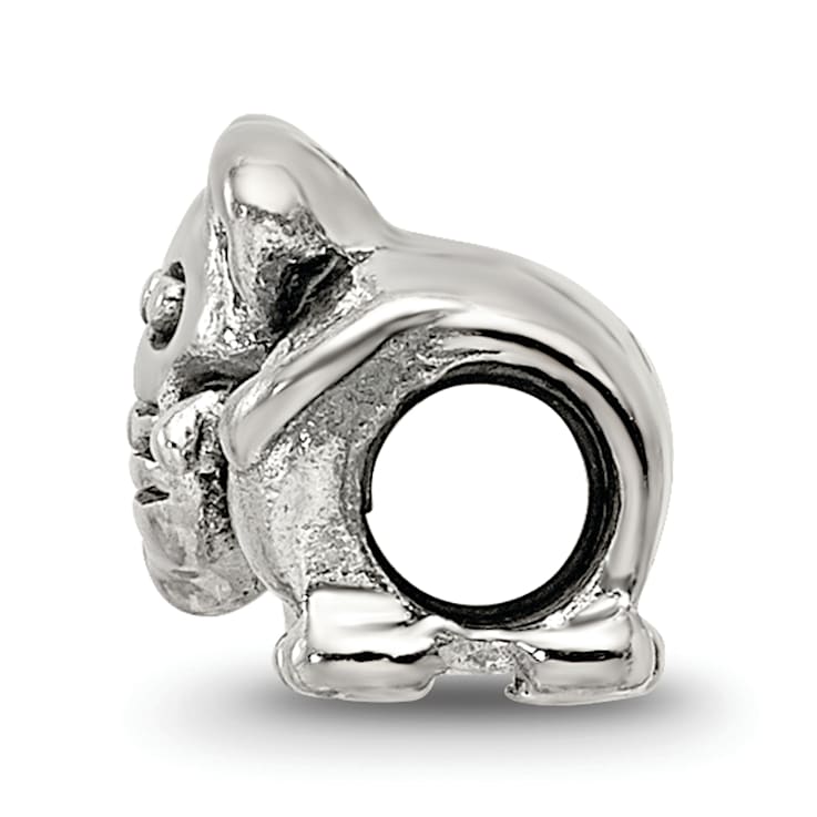 Sterling Silver Elephant Bead