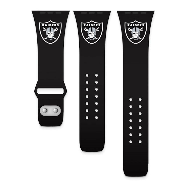 Game Time Las Vegas Raiders Silicone Apple Watch Band Black / 42/44/45mm