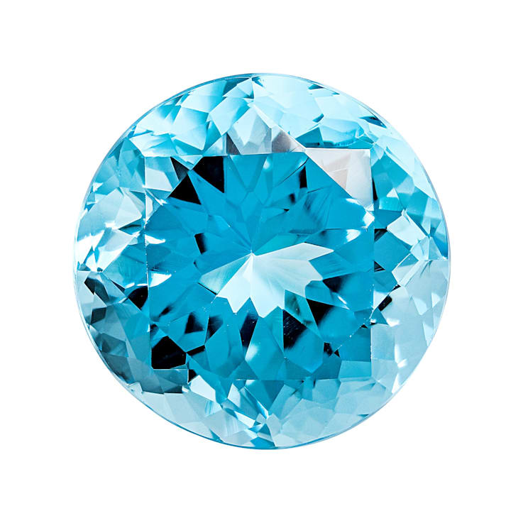 Swiss Blue Topaz 14mm Round 12.55ct