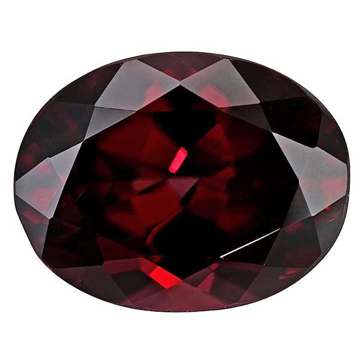 Red Zircon 12.5x10mm Oval 8.00ct 1SM12A